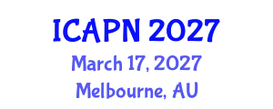 International Conference on Ageing, Psychology and Neuroscience (ICAPN) March 17, 2027 - Melbourne, Australia