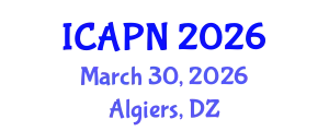 International Conference on Ageing, Psychology and Neuroscience (ICAPN) March 30, 2026 - Algiers, Algeria