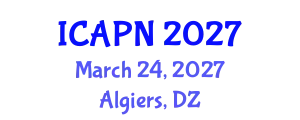 International Conference on Ageing, Psychology and Neuroscience (ICAPN) March 24, 2027 - Algiers, Algeria