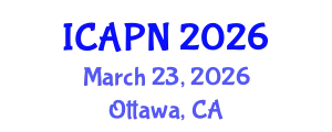 International Conference on Ageing, Psychology and Neuroscience (ICAPN) March 23, 2026 - Ottawa, Canada