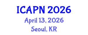 International Conference on Ageing, Psychology and Neuroscience (ICAPN) April 13, 2026 - Seoul, Republic of Korea