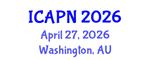 International Conference on Ageing, Psychology and Neuroscience (ICAPN) April 27, 2026 - Washington, Australia