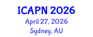 International Conference on Ageing, Psychology and Neuroscience (ICAPN) April 27, 2026 - Sydney, Australia