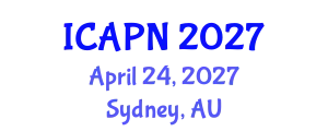 International Conference on Ageing, Psychology and Neuroscience (ICAPN) April 24, 2027 - Sydney, Australia
