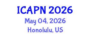 International Conference on Ageing, Psychology and Neuroscience (ICAPN) May 04, 2026 - Honolulu, United States
