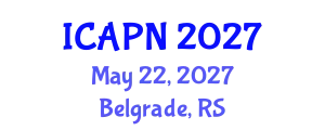 International Conference on Ageing, Psychology and Neuroscience (ICAPN) May 22, 2027 - Belgrade, Serbia