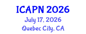 International Conference on Ageing, Psychology and Neuroscience (ICAPN) July 17, 2026 - Quebec City, Canada