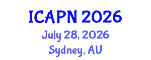 International Conference on Ageing, Psychology and Neuroscience (ICAPN) July 28, 2026 - Sydney, Australia