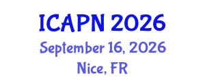 International Conference on Ageing, Psychology and Neuroscience (ICAPN) September 16, 2026 - Nice, France