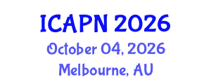 International Conference on Ageing, Psychology and Neuroscience (ICAPN) October 04, 2026 - Melbourne, Australia