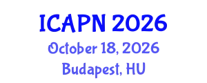 International Conference on Ageing, Psychology and Neuroscience (ICAPN) October 18, 2026 - Budapest, Hungary