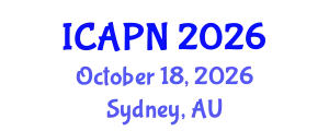 International Conference on Ageing, Psychology and Neuroscience (ICAPN) October 18, 2026 - Sydney, Australia