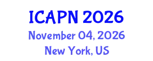 International Conference on Ageing, Psychology and Neuroscience (ICAPN) November 04, 2026 - New York, United States