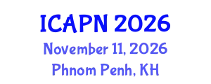 International Conference on Ageing, Psychology and Neuroscience (ICAPN) November 11, 2026 - Phnom Penh, Cambodia
