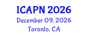 International Conference on Ageing, Psychology and Neuroscience (ICAPN) December 09, 2026 - Toronto, Canada