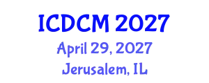 International Conference on Developments in Copula Models (ICDCM) April 29, 2027 - Jerusalem, Israel