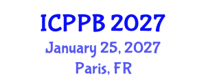 International Conference on Plants Physiology and Breeding (ICPPB) January 25, 2027 - Paris, France