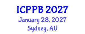 International Conference on Plants Physiology and Breeding (ICPPB) January 28, 2027 - Sydney, Australia