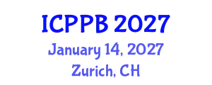 International Conference on Plants Physiology and Breeding (ICPPB) January 14, 2027 - Zurich, Switzerland