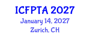 International Conference on Fixed Point Theory and its Applications (ICFPTA) January 14, 2027 - Zurich, Switzerland