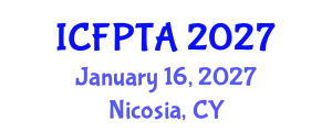 International Conference on Fixed Point Theory and its Applications (ICFPTA) January 16, 2027 - Nicosia, Cyprus