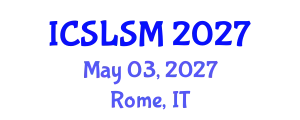 International Conference on Social Learning and Social Media (ICSLSM) May 03, 2027 - Rome, Italy