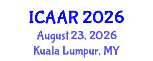 International Conference on Antibiotics and Antibiotic Resistance (ICAAR) August 23, 2026 - Kuala Lumpur, Malaysia