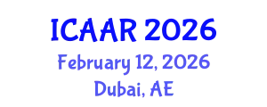 International Conference on Antibiotics and Antibiotic Resistance (ICAAR) February 12, 2026 - Dubai, United Arab Emirates