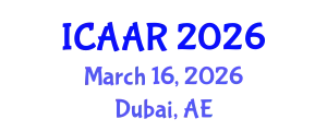 International Conference on Antibiotics and Antibiotic Resistance (ICAAR) March 16, 2026 - Dubai, United Arab Emirates