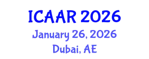 International Conference on Antibiotics and Antibiotic Resistance (ICAAR) January 26, 2026 - Dubai, United Arab Emirates