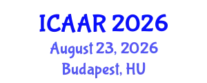 International Conference on Antibiotics and Antibiotic Resistance (ICAAR) August 23, 2026 - Budapest, Hungary