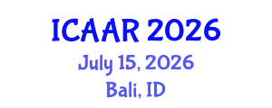 International Conference on Antibiotics and Antibiotic Resistance (ICAAR) July 15, 2026 - Bali, Indonesia