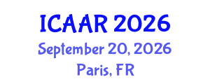 International Conference on Antibiotics and Antibiotic Resistance (ICAAR) September 20, 2026 - Paris, France