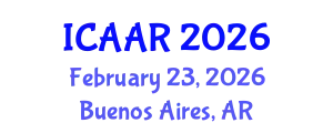 International Conference on Antibiotics and Antibiotic Resistance (ICAAR) February 23, 2026 - Buenos Aires, Argentina