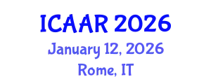 International Conference on Antibiotics and Antibiotic Resistance (ICAAR) January 12, 2026 - Rome, Italy