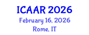 International Conference on Antibiotics and Antibiotic Resistance (ICAAR) February 16, 2026 - Rome, Italy