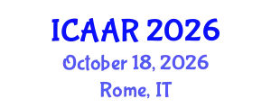 International Conference on Antibiotics and Antibiotic Resistance (ICAAR) October 18, 2026 - Rome, Italy