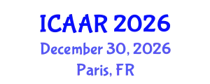 International Conference on Antibiotics and Antibiotic Resistance (ICAAR) December 30, 2026 - Paris, France