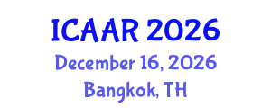 International Conference on Antibiotics and Antibiotic Resistance (ICAAR) December 16, 2026 - Bangkok, Thailand