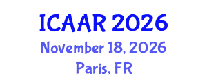 International Conference on Antibiotics and Antibiotic Resistance (ICAAR) November 18, 2026 - Paris, France