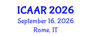 International Conference on Antibiotics and Antibiotic Resistance (ICAAR) September 16, 2026 - Rome, Italy