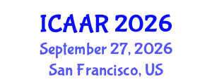International Conference on Antibiotics and Antibiotic Resistance (ICAAR) September 27, 2026 - San Francisco, United States