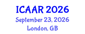 International Conference on Antibiotics and Antibiotic Resistance (ICAAR) September 23, 2026 - London, United Kingdom