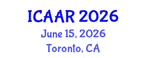 International Conference on Antibiotics and Antibiotic Resistance (ICAAR) June 15, 2026 - Toronto, Canada