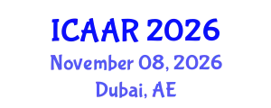 International Conference on Antibiotics and Antibiotic Resistance (ICAAR) November 08, 2026 - Dubai, United Arab Emirates
