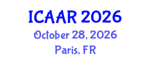 International Conference on Antibiotics and Antibiotic Resistance (ICAAR) October 28, 2026 - Paris, France