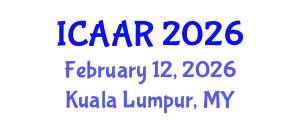 International Conference on Antibiotics and Antibiotic Resistance (ICAAR) February 12, 2026 - Kuala Lumpur, Malaysia