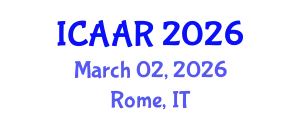 International Conference on Antibiotics and Antibiotic Resistance (ICAAR) March 02, 2026 - Rome, Italy