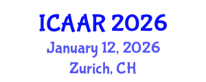 International Conference on Antibiotics and Antibiotic Resistance (ICAAR) January 12, 2026 - Zurich, Switzerland
