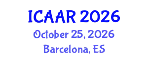 International Conference on Antibiotics and Antibiotic Resistance (ICAAR) October 25, 2026 - Barcelona, Spain